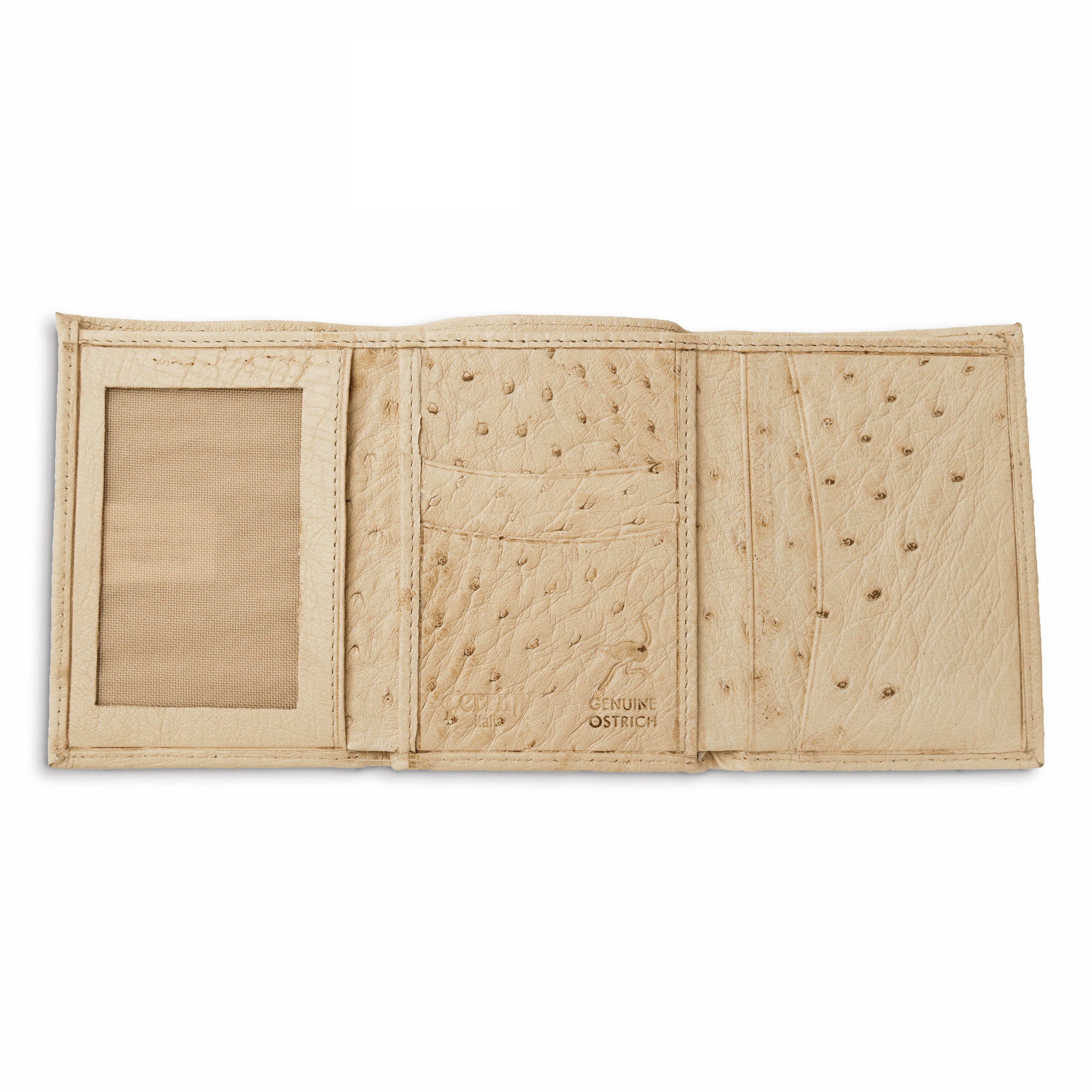 Ferrini Smooth Ostrich Trifold - Default Title