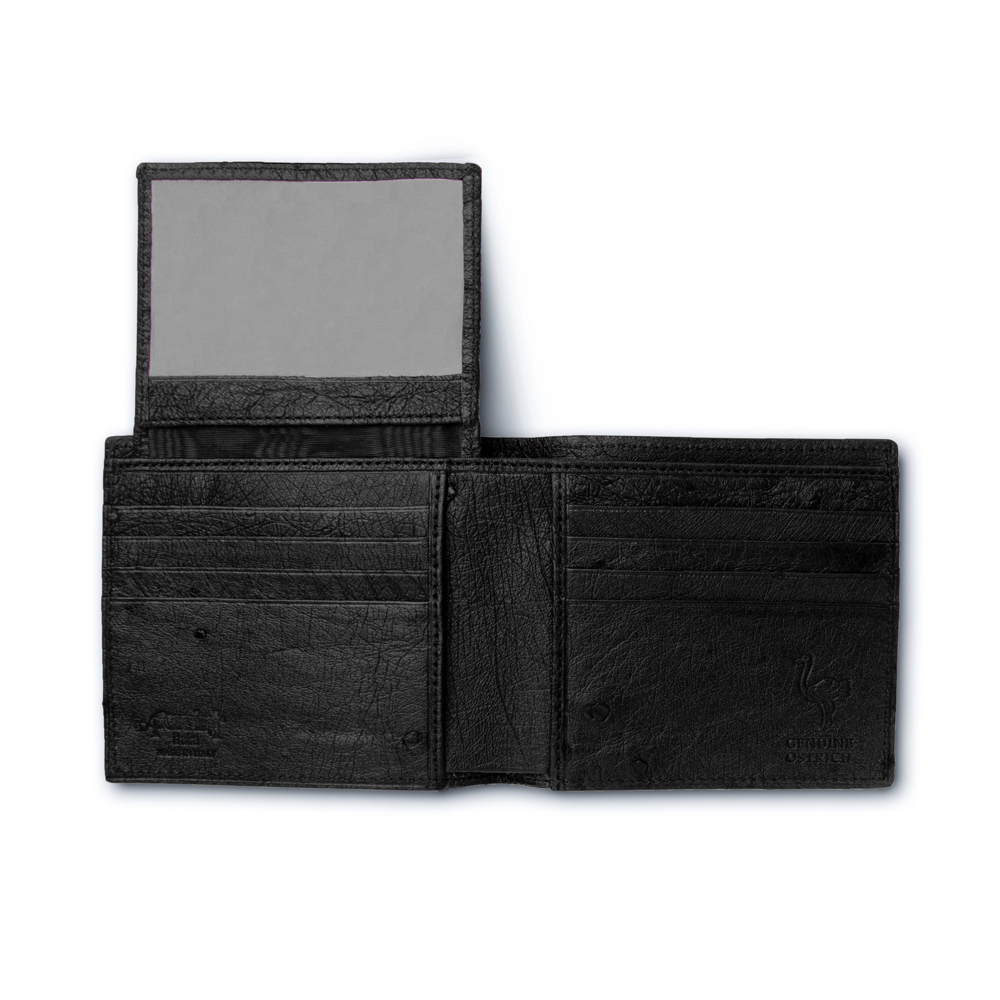 Ferrini Full Quill Ostrich Billfold - Default Title