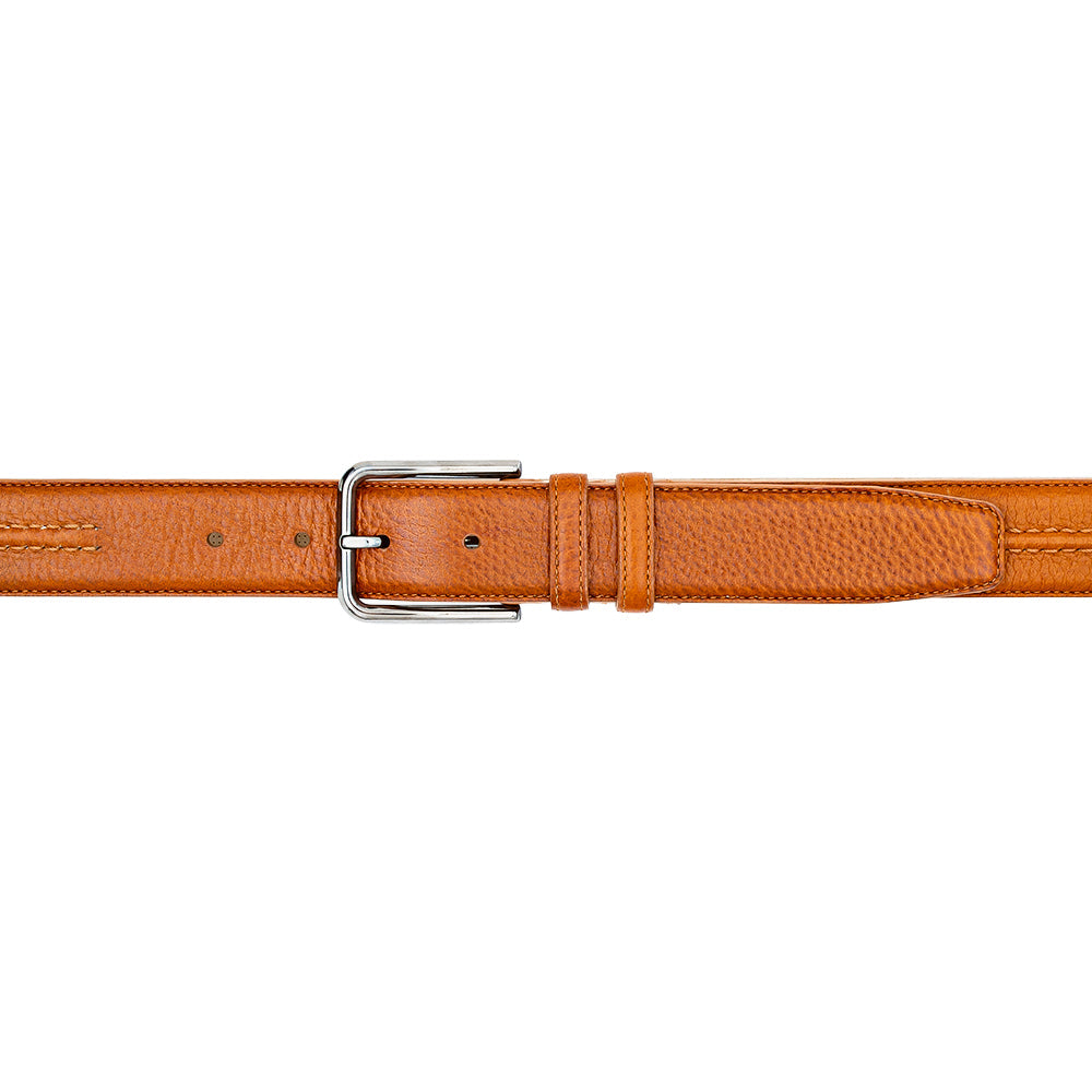 Mezlan Deerskin Leather Belt - 40