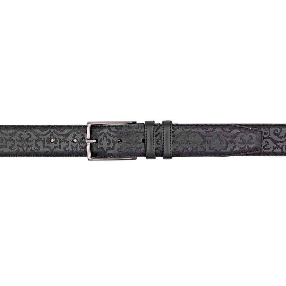 Mezlan Laser-Print Calfskin Belt - 34