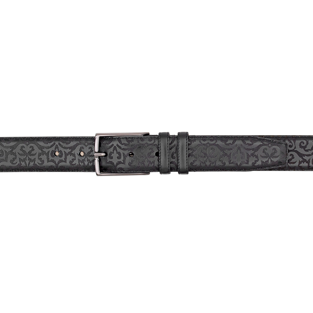 Mezlan Laser-Print Calfskin Belt - 38