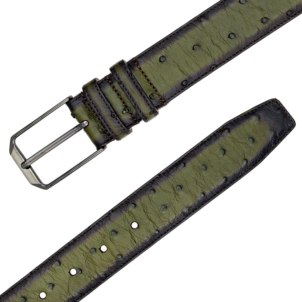 Mezlan Ostrich Skin Belt - 38