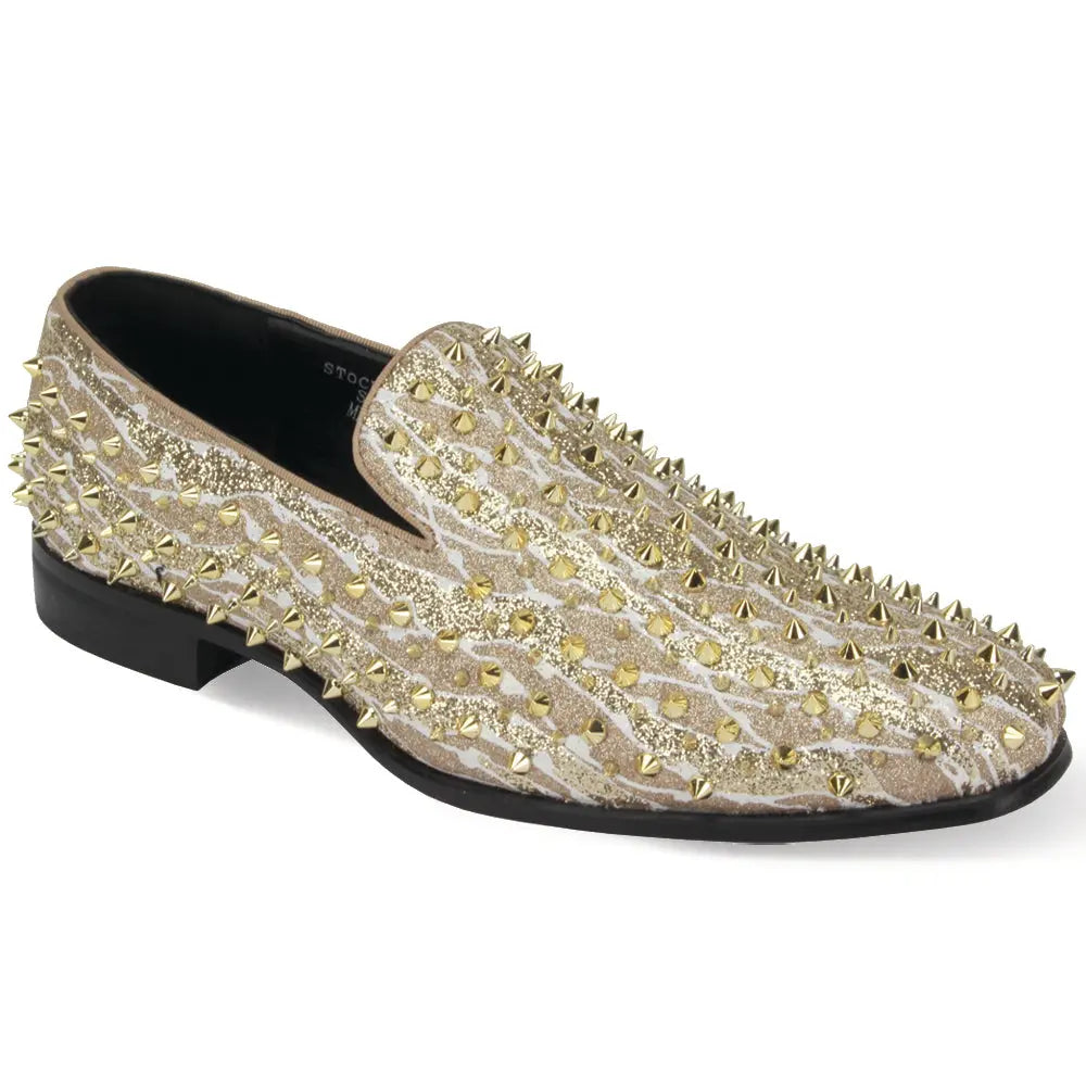 King Spiky Slip-On Loafers - 7.5 Standard / D / Medium