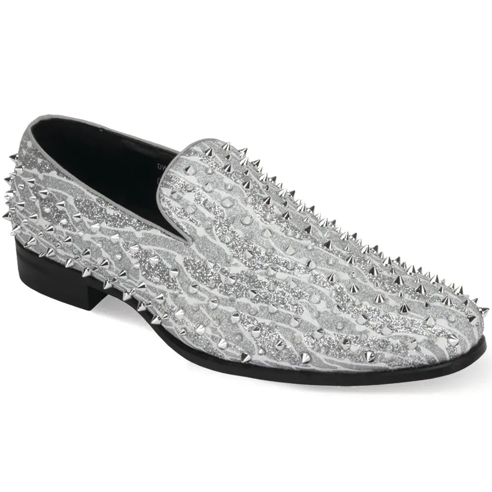 King Spiky Slip-On Loafers - 7.5 Standard / D / Medium