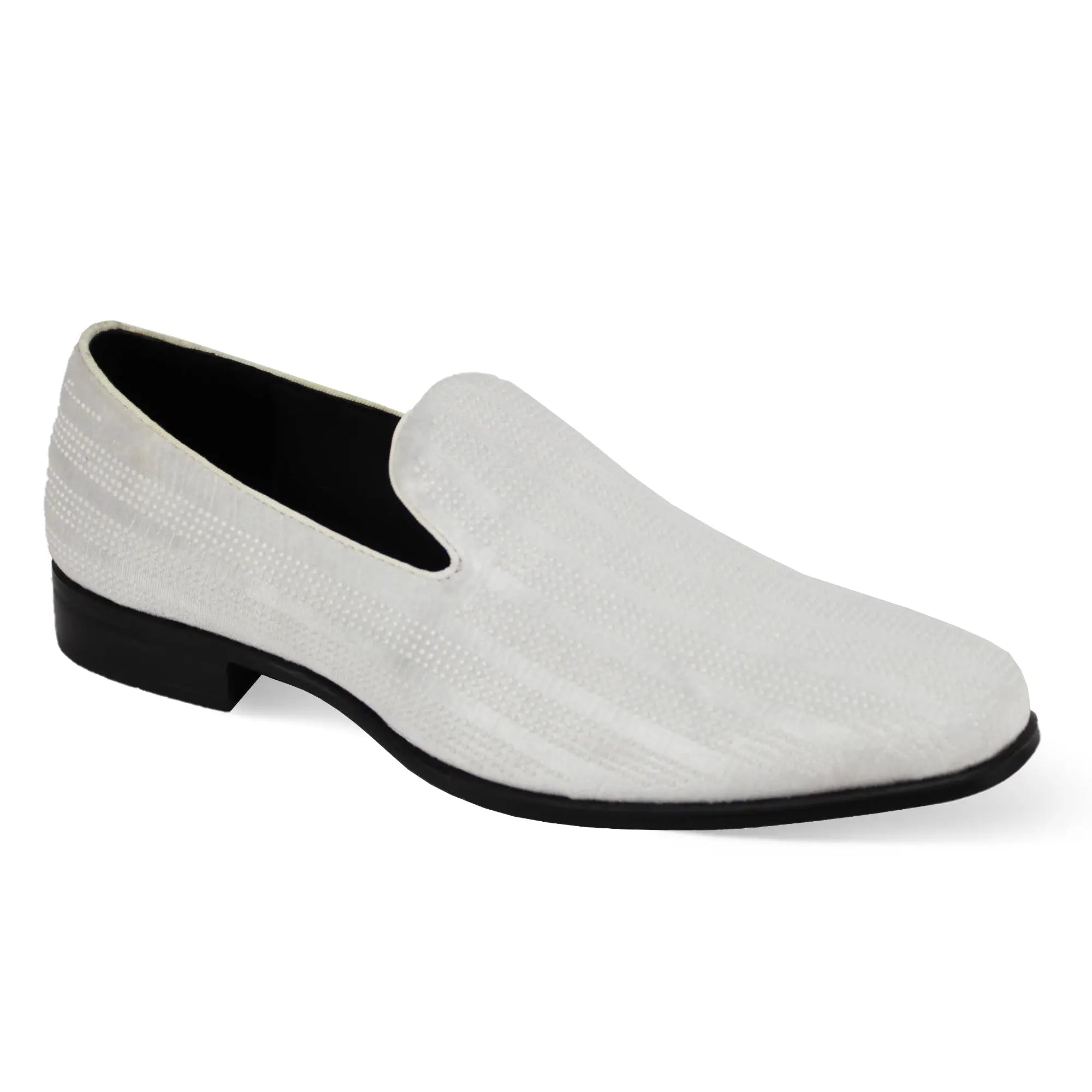 Marco Velvet Rhinestone Smoker Slip-On Loafers - 7 Standard / D / Medium