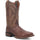 Dan Post Mens Alamosa Brown Genuine Ostrich 11 Square Toe Cowboy Certified Boot