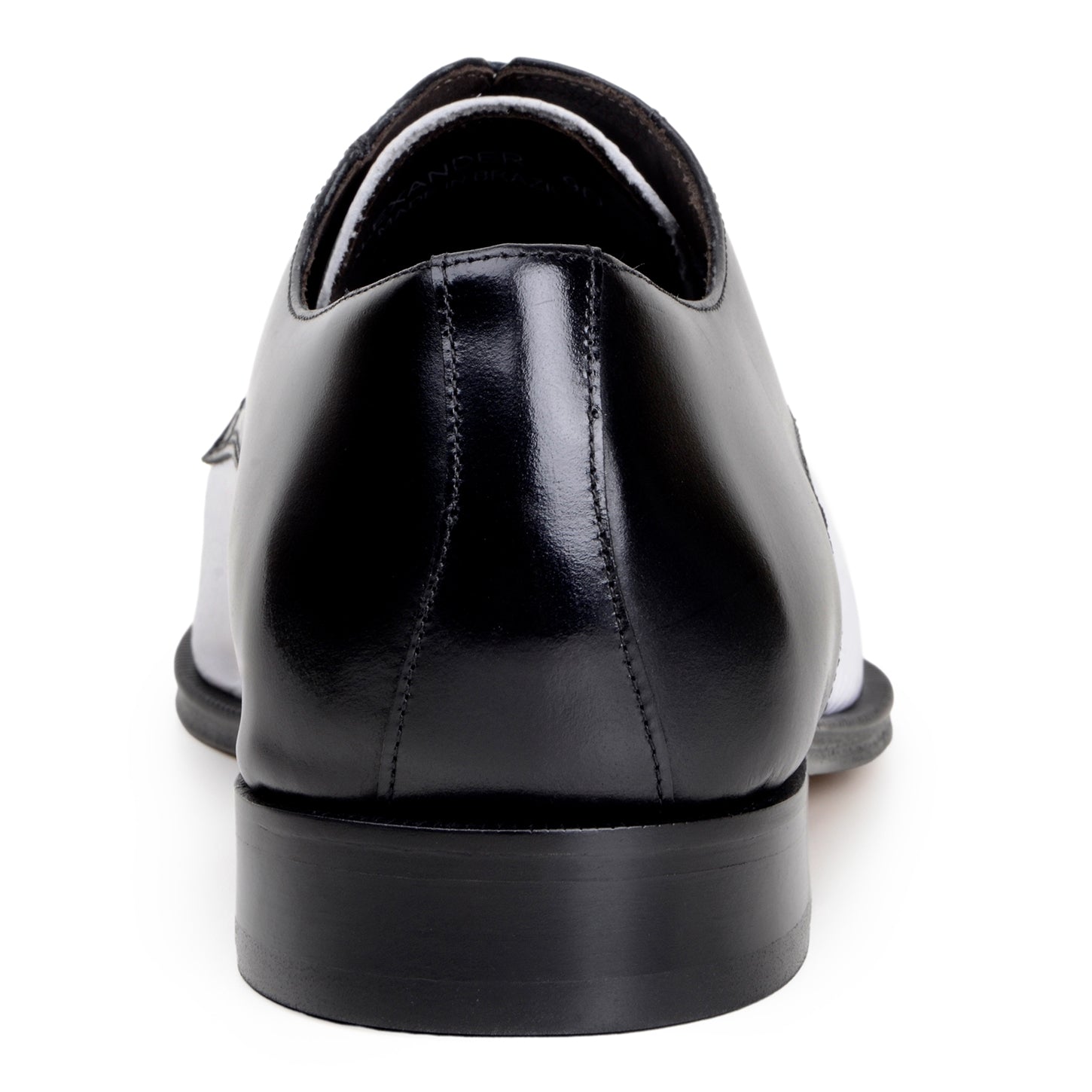 Belvedere Alexander Black & White Leather Oxford