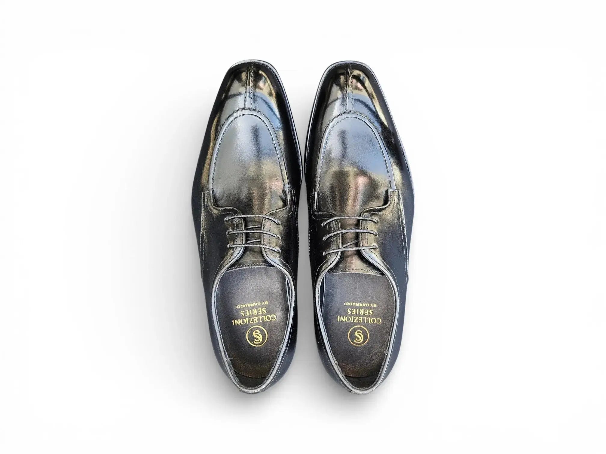 Carrucci Allen Split Toe Derby - Luxury Leather Dress Shoe - 7.5