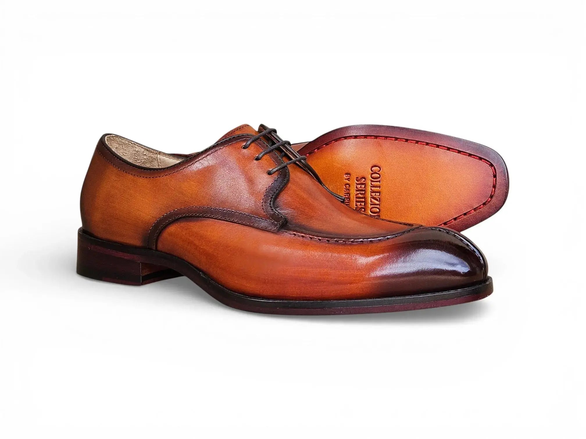 Carrucci Allen Split Toe Derby - Luxury Leather Dress Shoe - 7.5