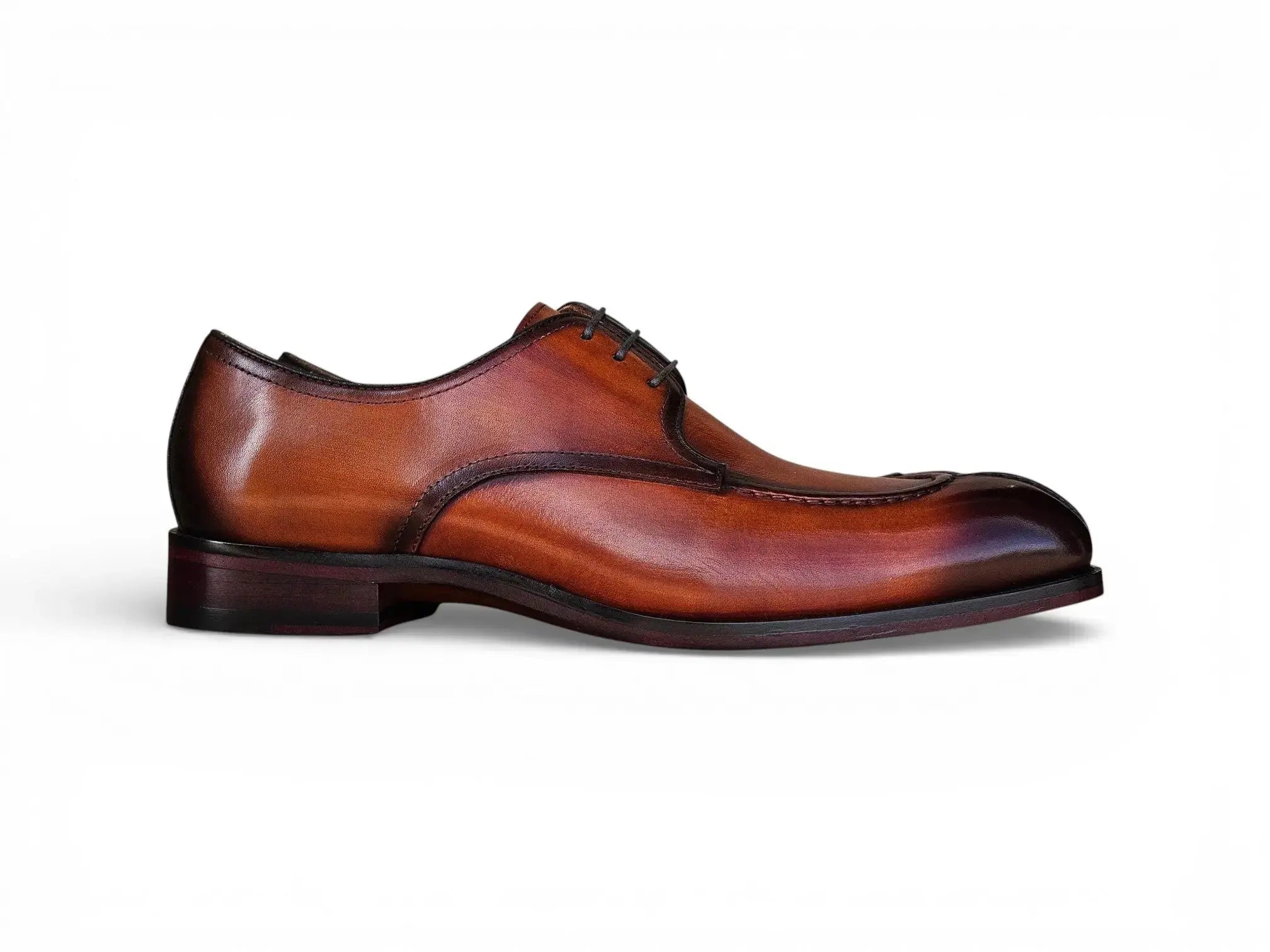 Carrucci Allen Split Toe Derby - Luxury Leather Dress Shoe - 7.5