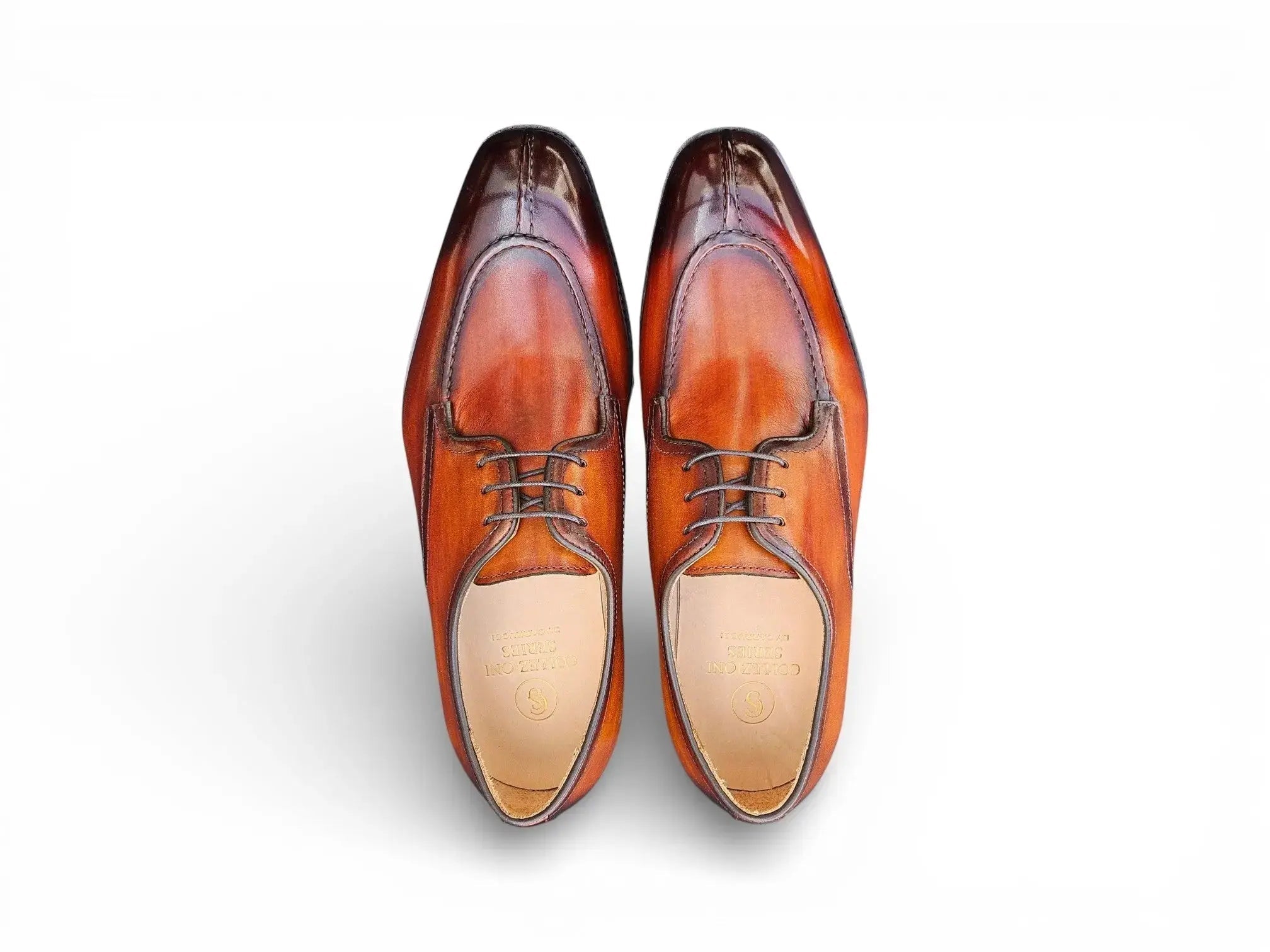 Carrucci Allen Split Toe Derby - Luxury Leather Dress Shoe - 7.5