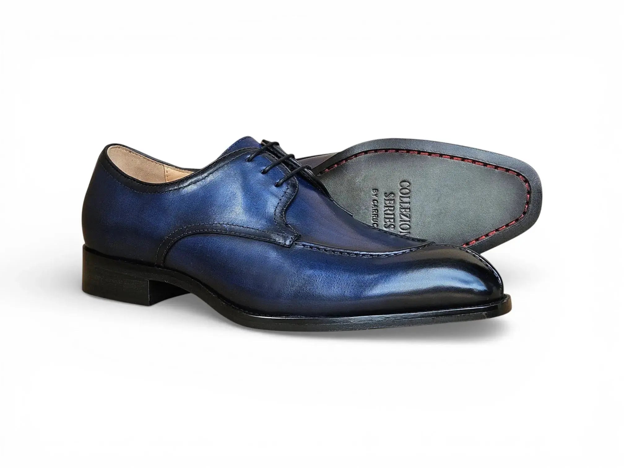 Carrucci Allen Split Toe Derby - Luxury Leather Dress Shoe - 7.5