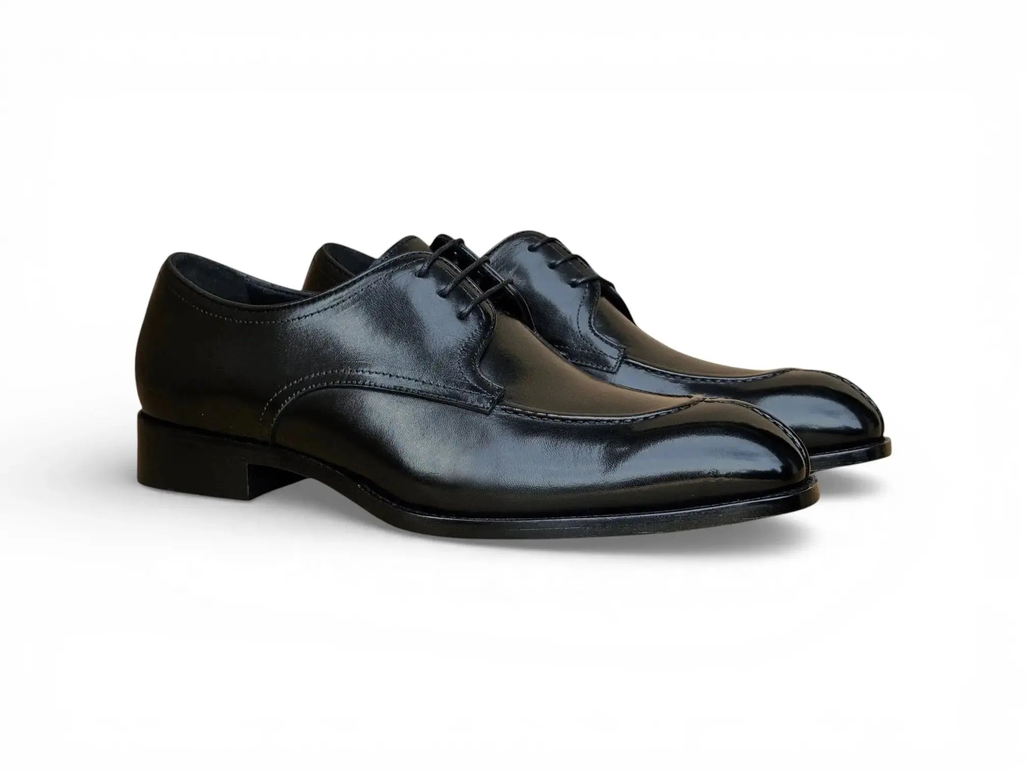 Carrucci Allen Split Toe Derby - Luxury Leather Dress Shoe - 7.5