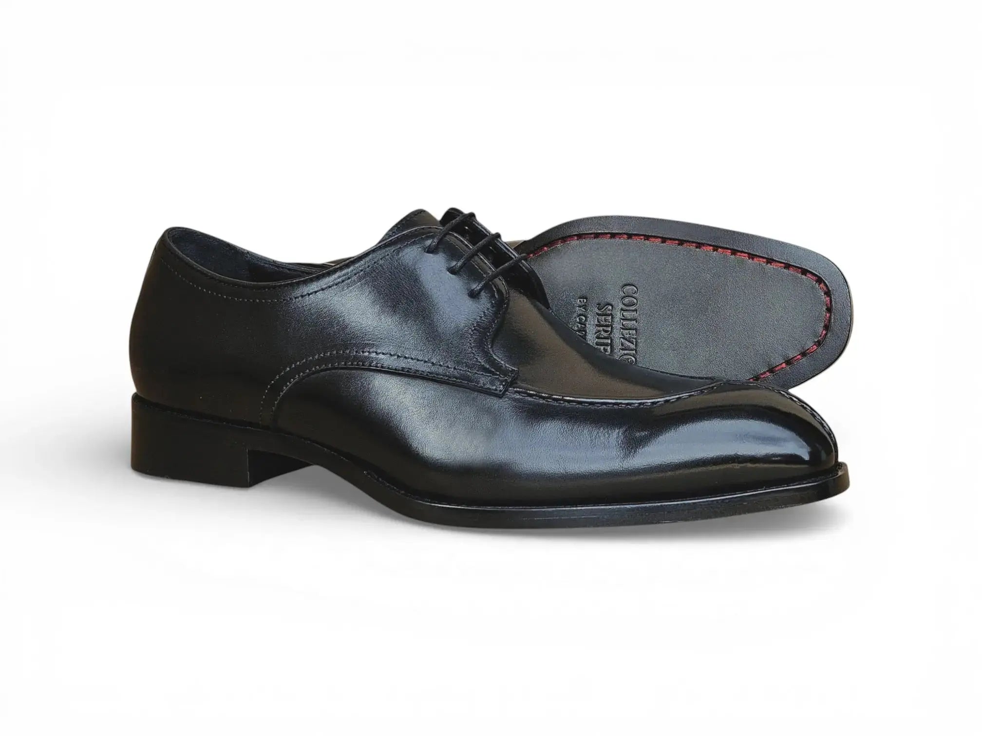 Carrucci Allen Split Toe Derby - Luxury Leather Dress Shoe - 7.5