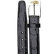 Men's Belvedere Genuine American Alligator Dress Belt in Black