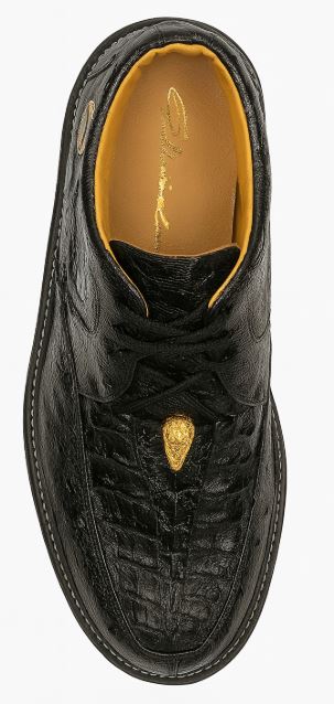 Men's Wild West Boots Caiman and Ostrich Skin Shoe 2ZA050205 - 6