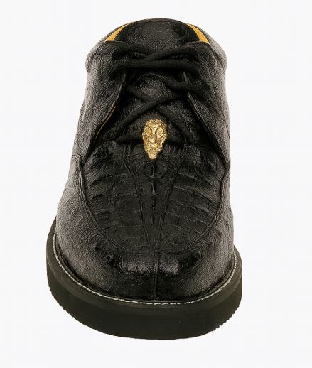 Men's Wild West Boots Caiman and Ostrich Skin Shoe 2ZA050205 - 6