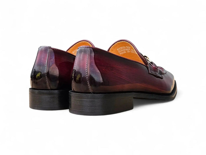 Carrucci Amber Patent Leather Chain Loafers