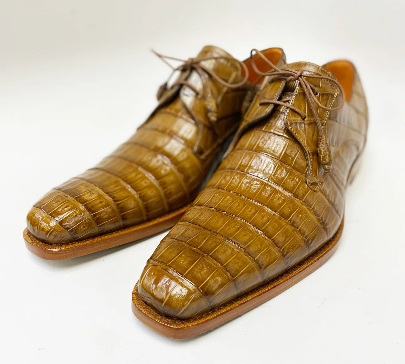 Anderson Crocodile Oxford Camel - 6