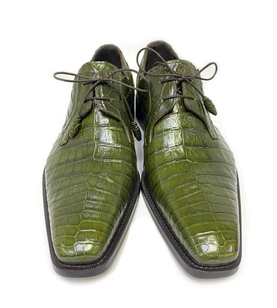 Anderson Crocodile Oxford Olive - 6