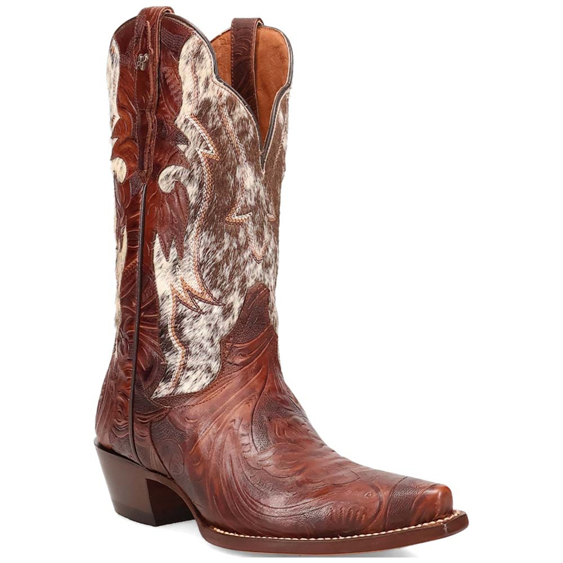Dan Post Women's Andrinna Brown Snip Leather Western Boots - 7M