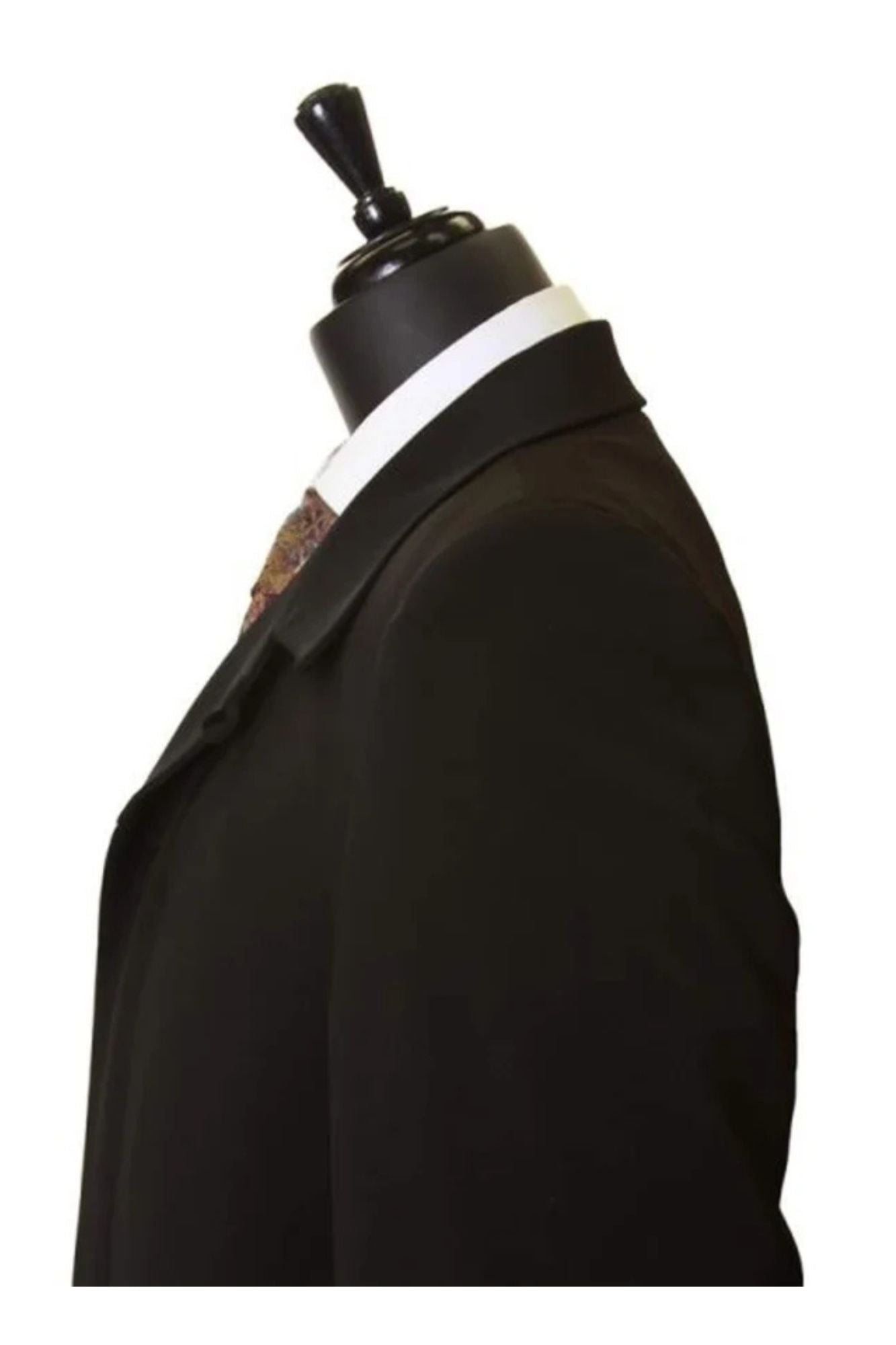 Ankle length overcoats for men Inch full length-Length Duster Dress Coat  Priced Available In Big & Tall Sizes Coat Dark color black Dress Top Coat - Coat Size 38