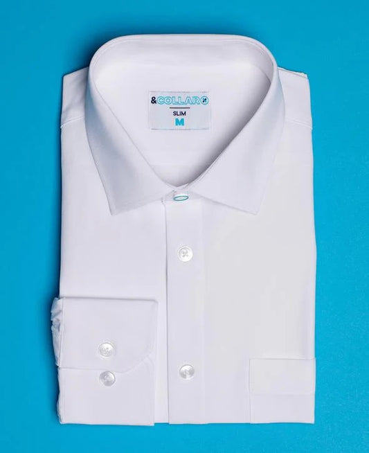 Atlantic long Sleeve White Shirt