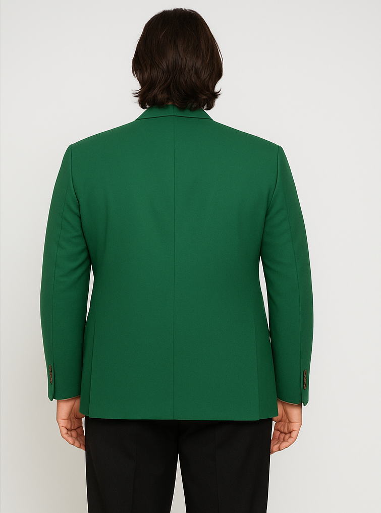 Augusta Green Blazer Men's Classic Brass buttons Blazer Sport Jacket - 38 Regular