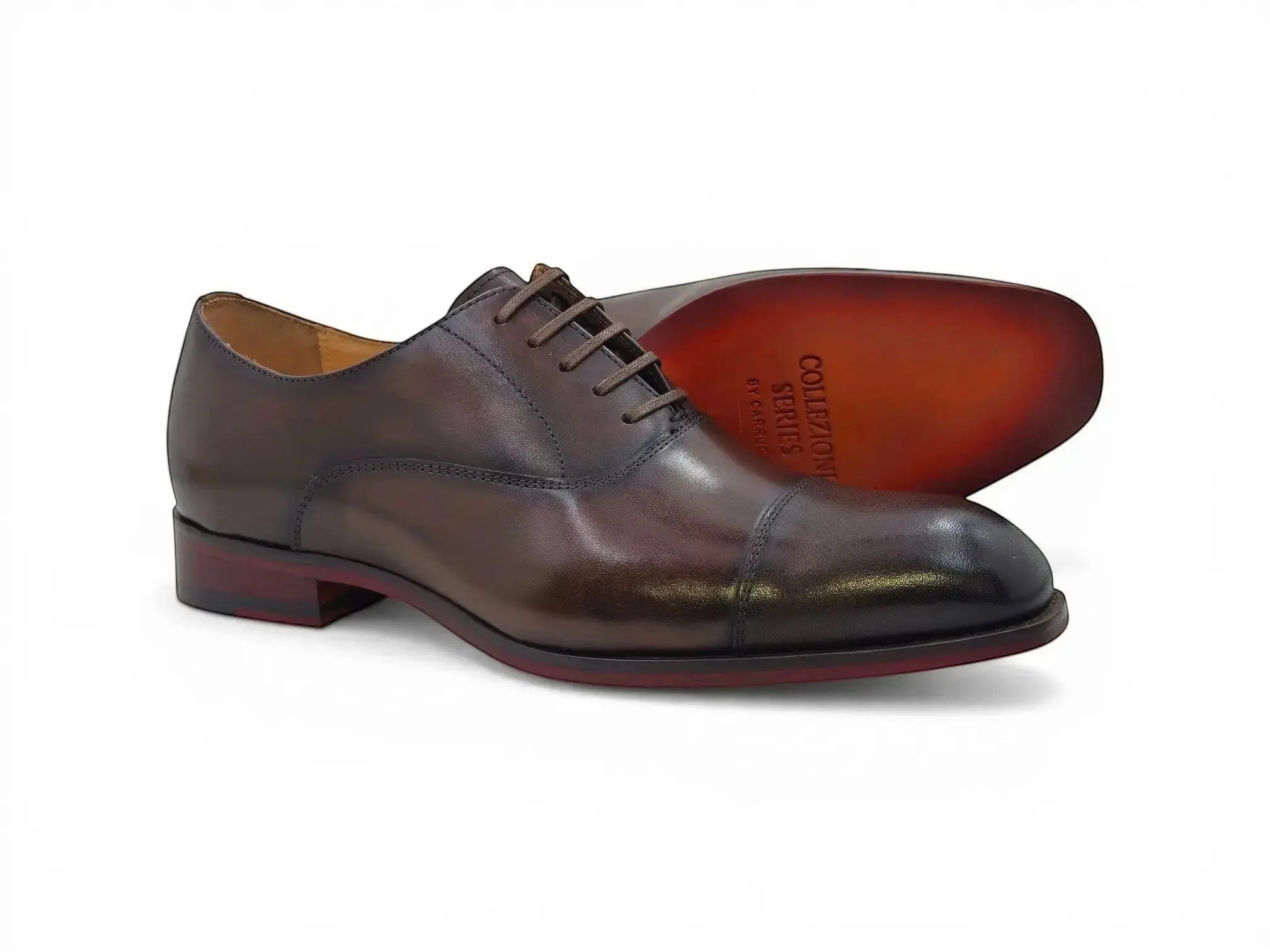 Carrucci Avon Cap Toe Oxford in Leather Sole - 7.5
