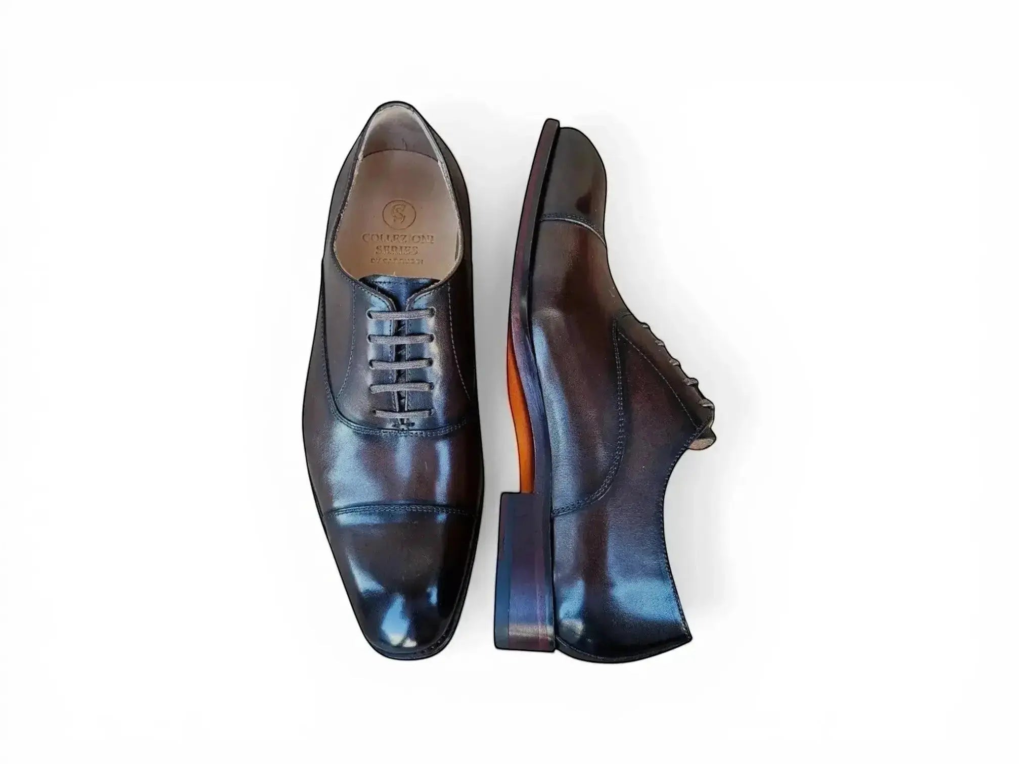 Carrucci Avon Cap Toe Oxford in Leather Sole - 7.5