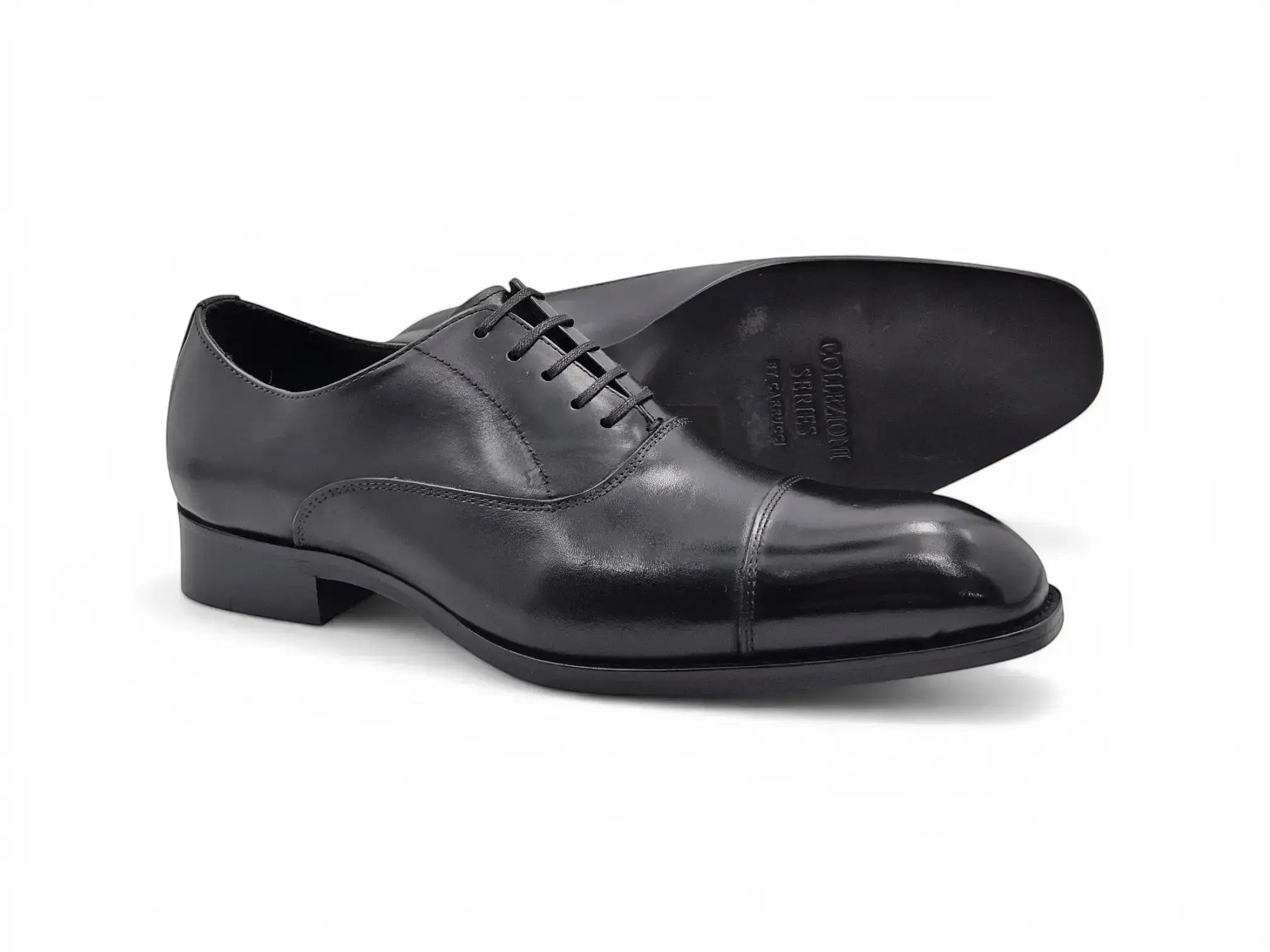 Carrucci Avon Cap Toe Oxford in Leather Sole - 7.5