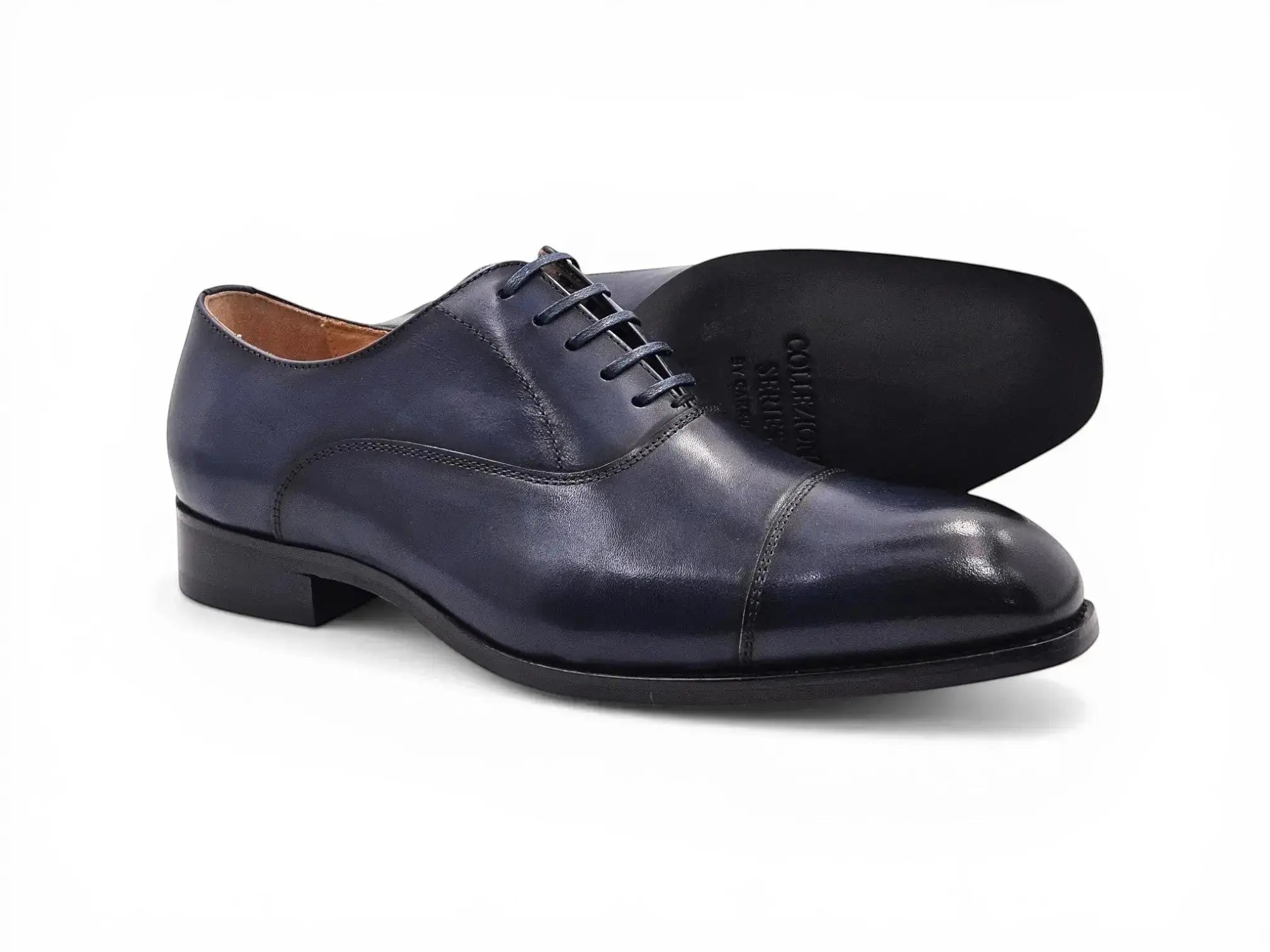 Carrucci Avon Cap Toe Oxford in Leather Sole - 7.5