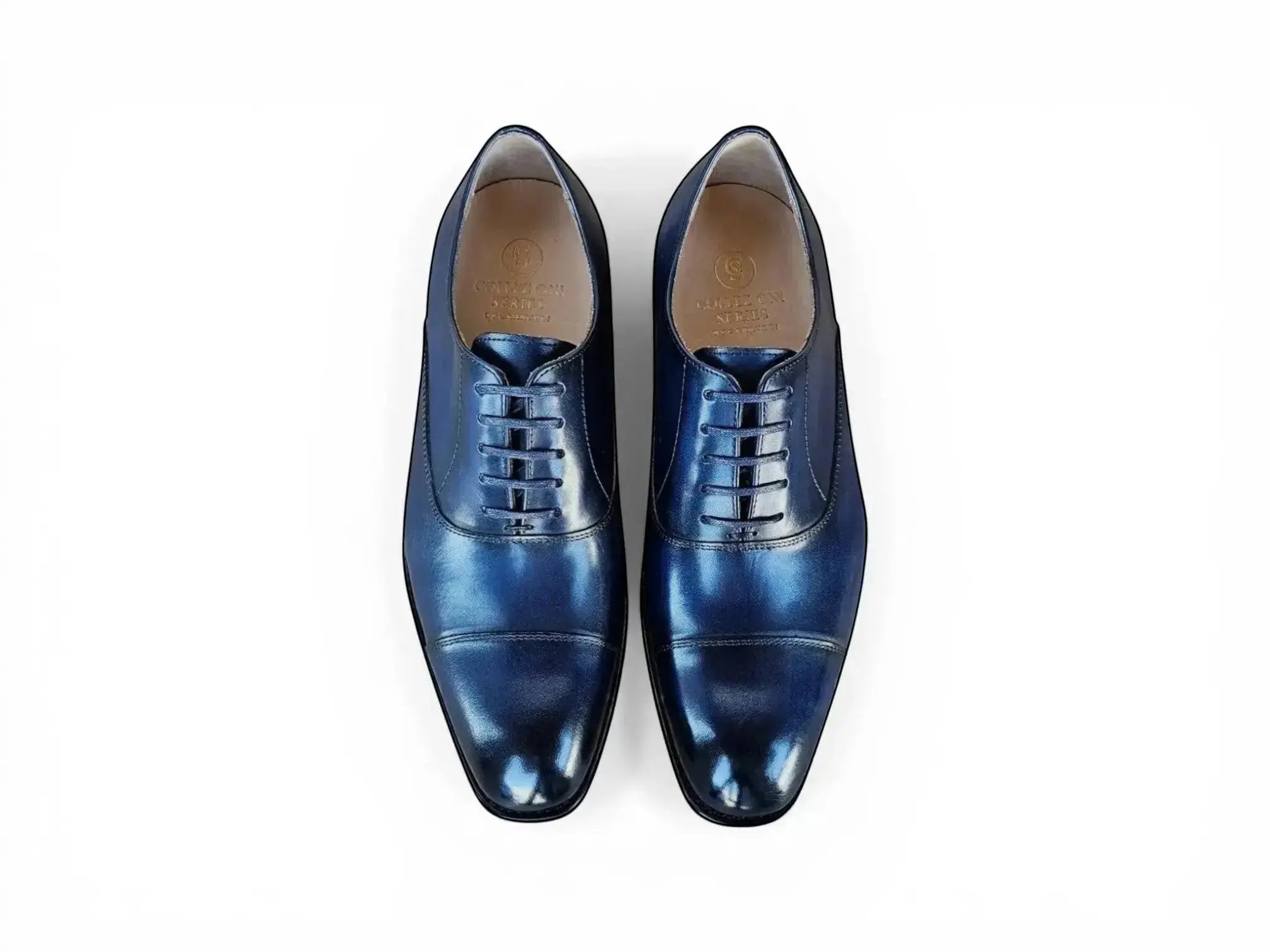 Carrucci Avon Cap Toe Oxford in Leather Sole - 7.5