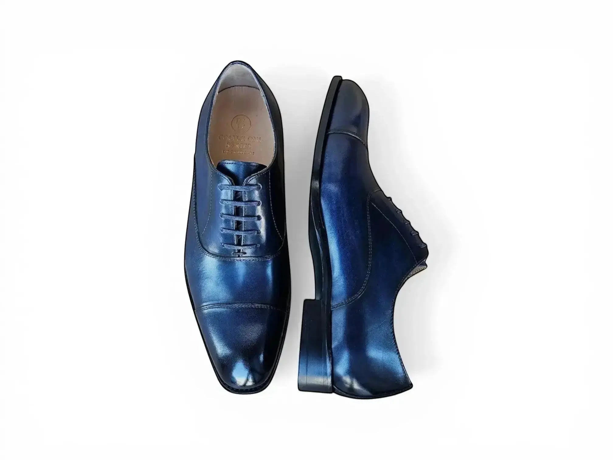 Carrucci Avon Cap Toe Oxford in Leather Sole - 7.5