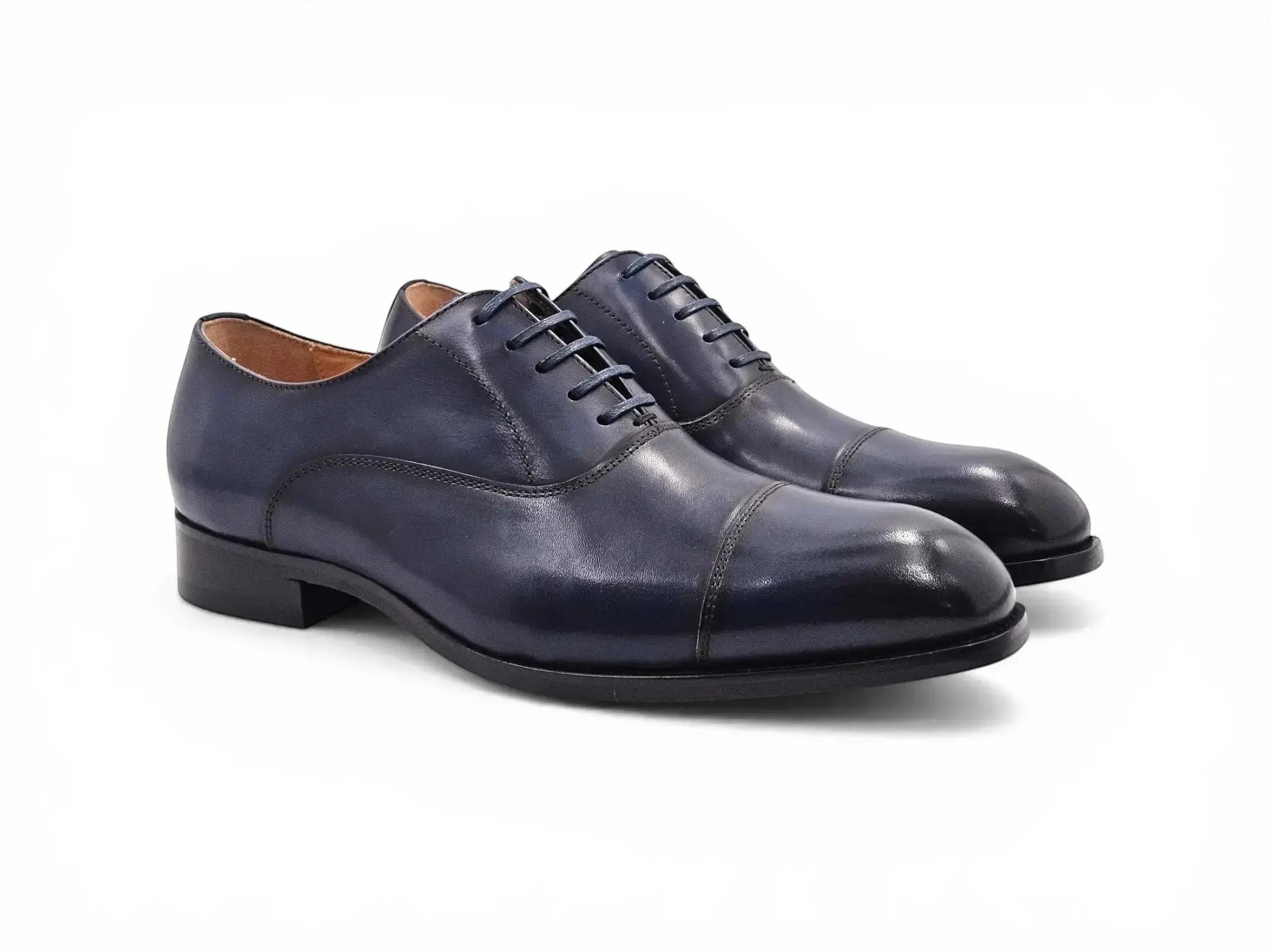 Carrucci Avon Cap Toe Oxford in Leather Sole - 7.5