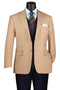 Men's Two Button Modern Fit Sport Coat Blazer in Tan Houndstooth