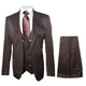 Rossi Man BOND RM1753 Slim Fit 3-Piece Suit – 1-Button Peak Lapel, Modern Formalwear for Men