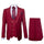 Rossi Man Bond Collection RM1777 – Premium Red Slim Fit 3-Piece Suit for Men