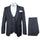 Rossi Man BOND RM1779 Slim Fit 3-Piece Black Suit – Tailored Formalwear for Men