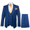 Rossi Man BOND RM1780 Slim Fit 3-Piece Suit – Modern Royal Blue Suit for Men
