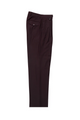 Tiglio Luxe Burgundy Wide Leg, Pure Wool Dress Pants 2576