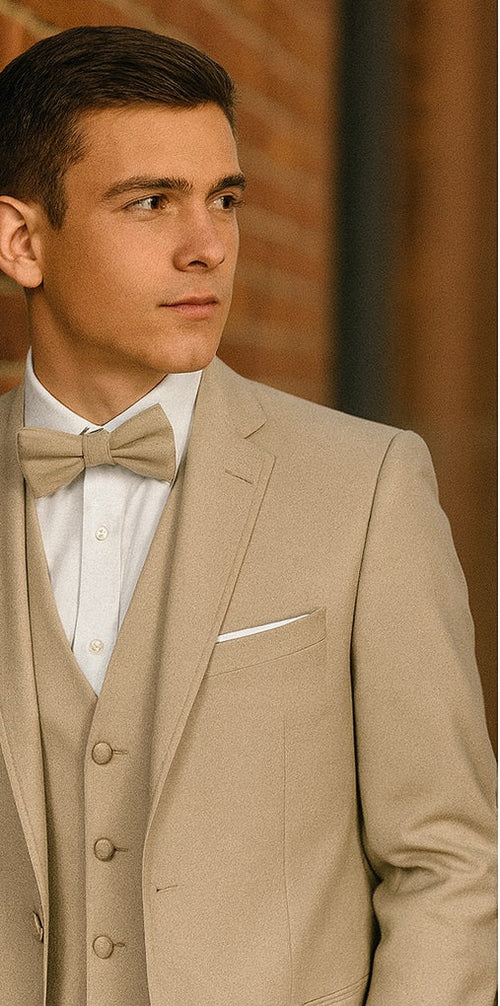Beige Tuxedo - Tan Wedding Suit