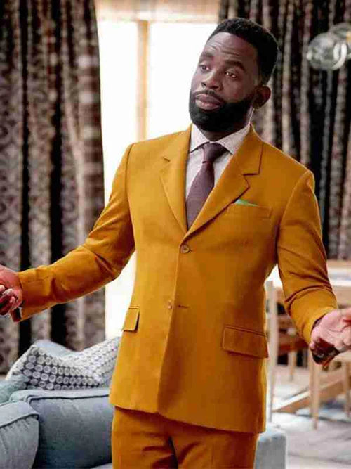 Bel-Air S01 Jimmy Akingbola Yellow Blazer