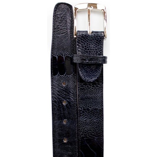 Belvedere Ostrich Leg Belt Shoe - Navy (2000)