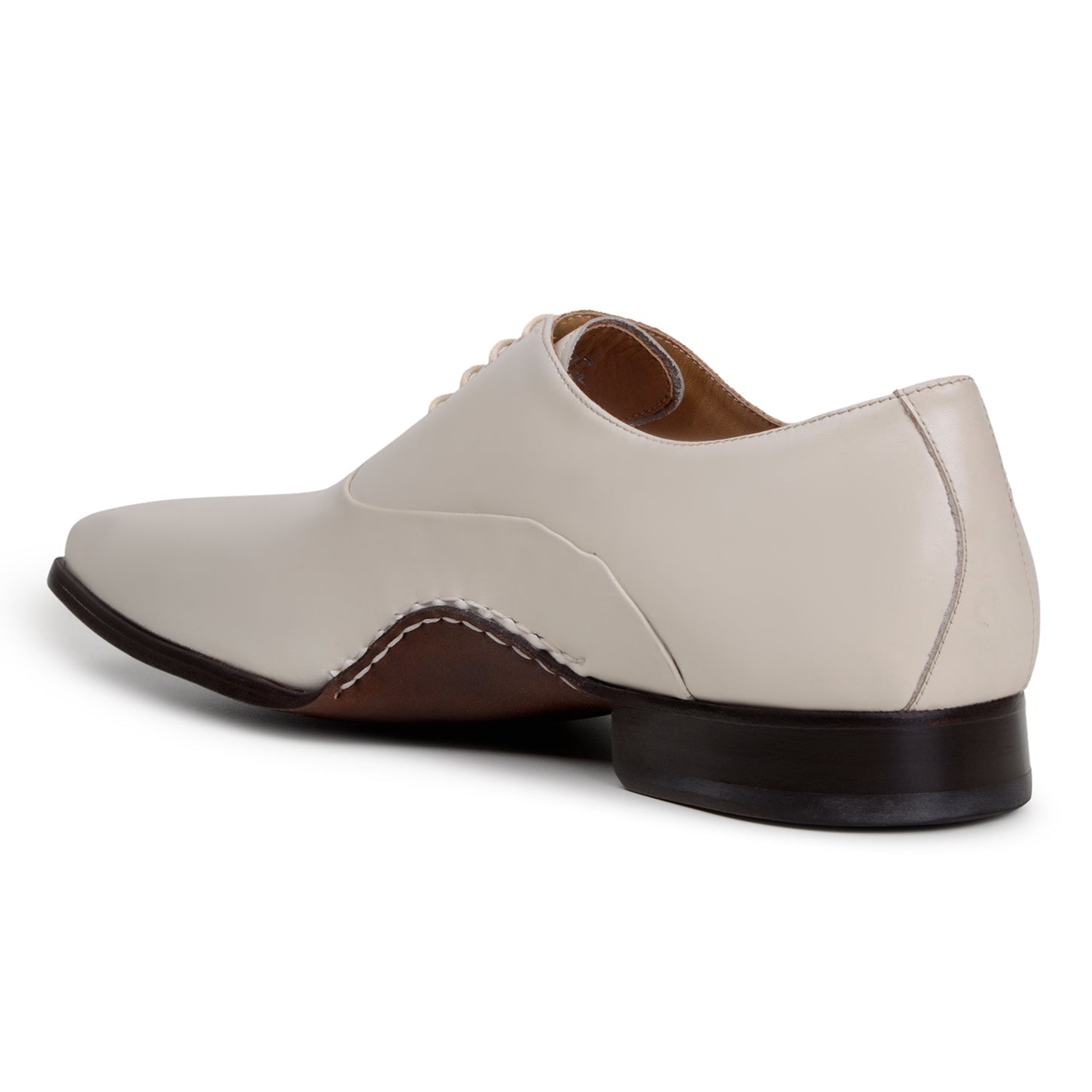 Belvedere Bianca: Light Bone Alligator Leather Luxury Shoe - 9