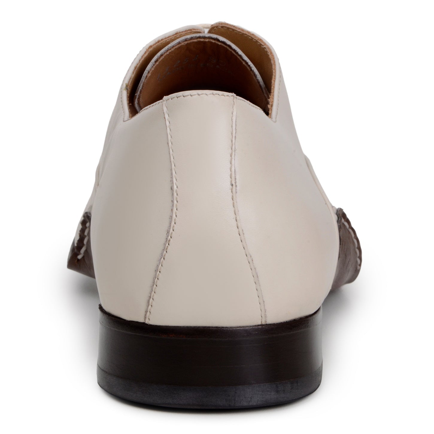 Belvedere Bianca: Light Bone Alligator Leather Luxury Shoe - 9
