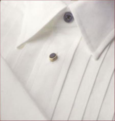 Big And Tall Tuxedo Big And Tall Point Collar Tuxedo White Men's Dress Shirt - 16.5" Neck / 32-33" Sleeve