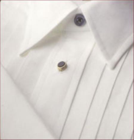 Big And Tall Tuxedo Big And Tall Point Collar Tuxedo White Men's Dress Shirt