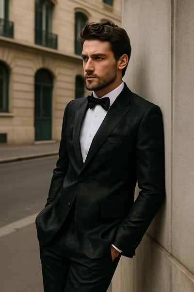 Big and Tall Mens Tuxedos Jacket - Big And Tall Formal Wear - Bowtie Included - For Big Guys