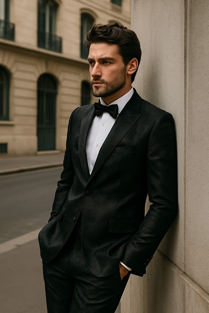 Big and Tall Mens Tuxedos Jacket - Big And Tall Formal Wear - Bowtie Included - For Big Guys